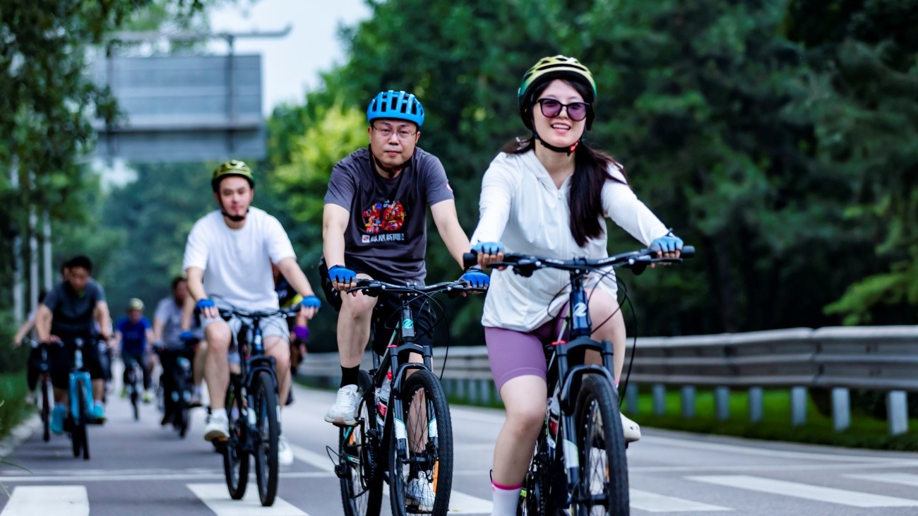 「騎行雁棲湖，凝聚團(tuán)隊(duì)力！」 一日騎行團(tuán)建，挑戰(zhàn)與美景同行！
